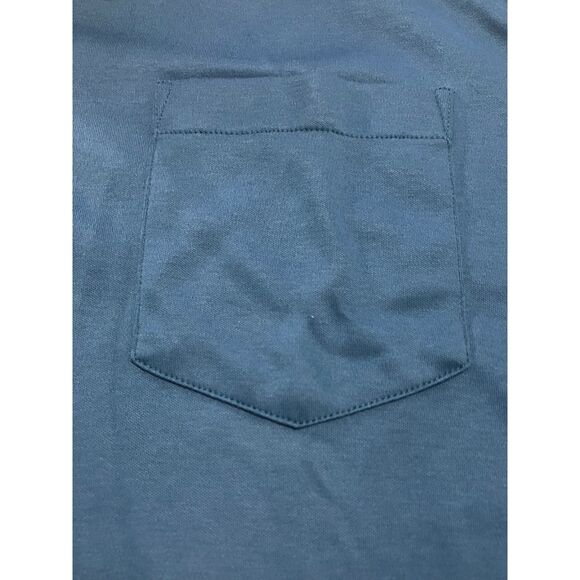 Lands’ End Men’s Polo Shirt XL Traditional Fit Blue Short Sleeve  100%Cotton - Picture 8 of 10